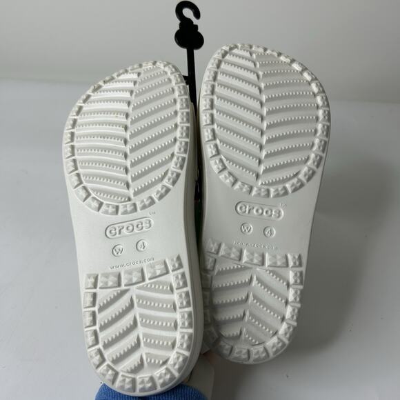 Crocs Women’s Size 4 Sloane Slide Sandal Floral Metallic Blooms - Picture 5 of 7